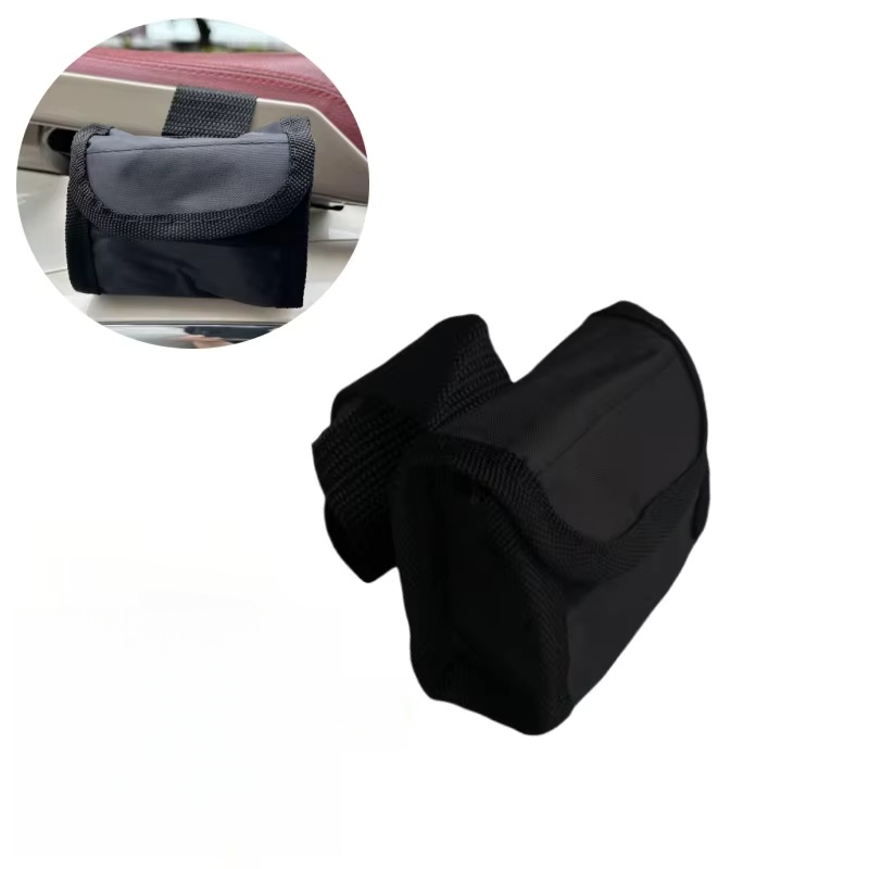 Mountain Biking Bag - Schwarze Motorrad-Alarmanlage-Tasche, abnehmbare Schlüsseltasche für Roller,