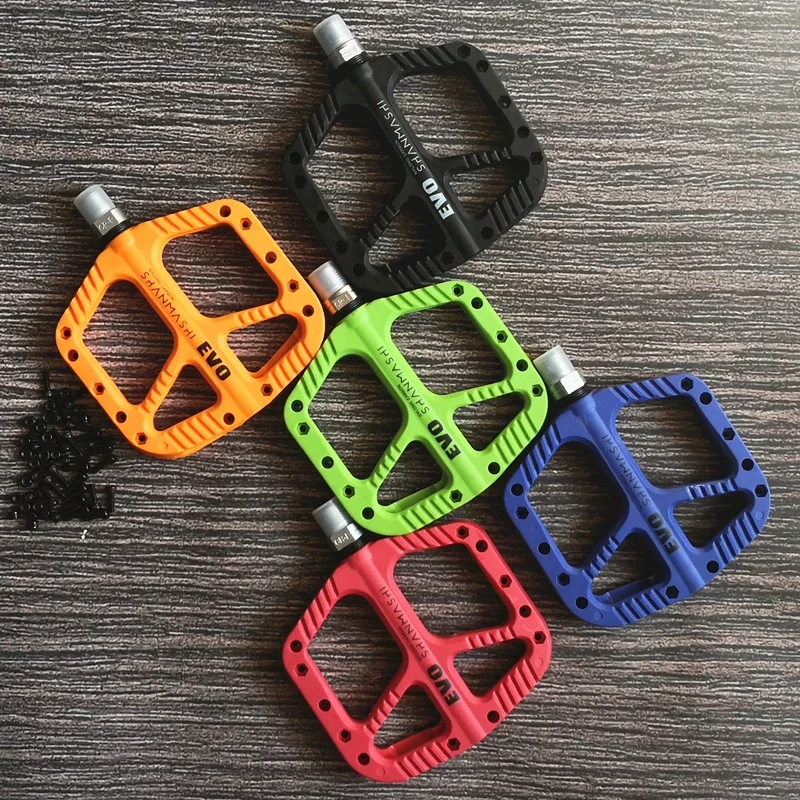 Pedal Platform Flat - Neues Mountainbike-Pedal Nylon faser rutsch feste