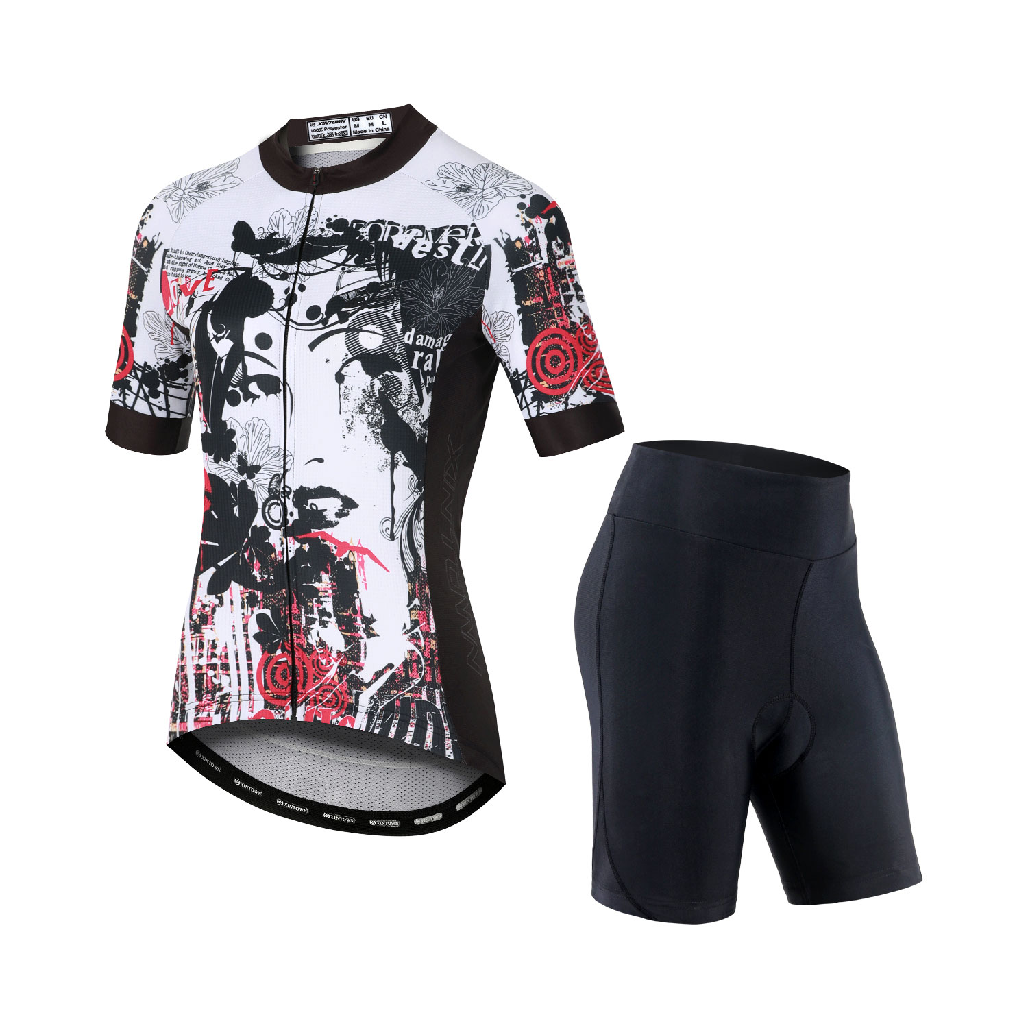 Mountain Biking Outfits Women - Neues Radtrikot-Set, Fahrradbekleidung, schnell trocknendes und
