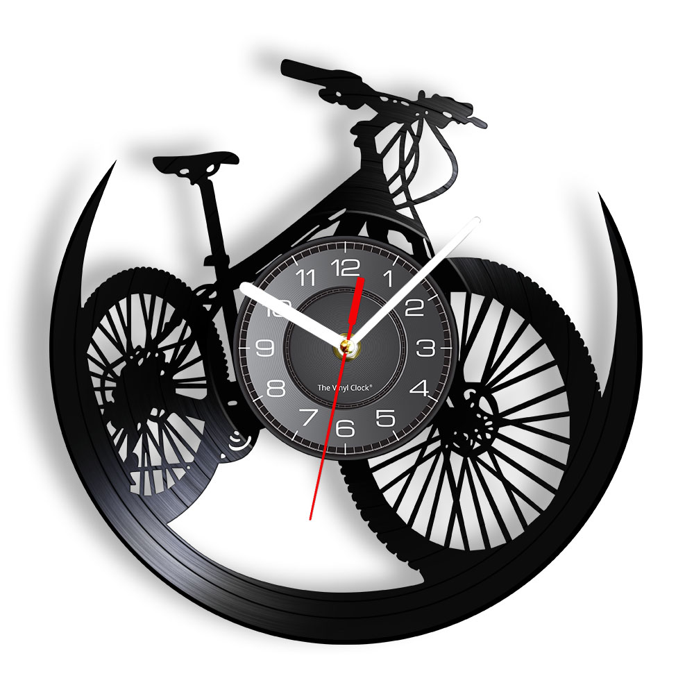 Mountain Biking Events - Straße Mountainbike Vinyl Album Rekord Wanduhr