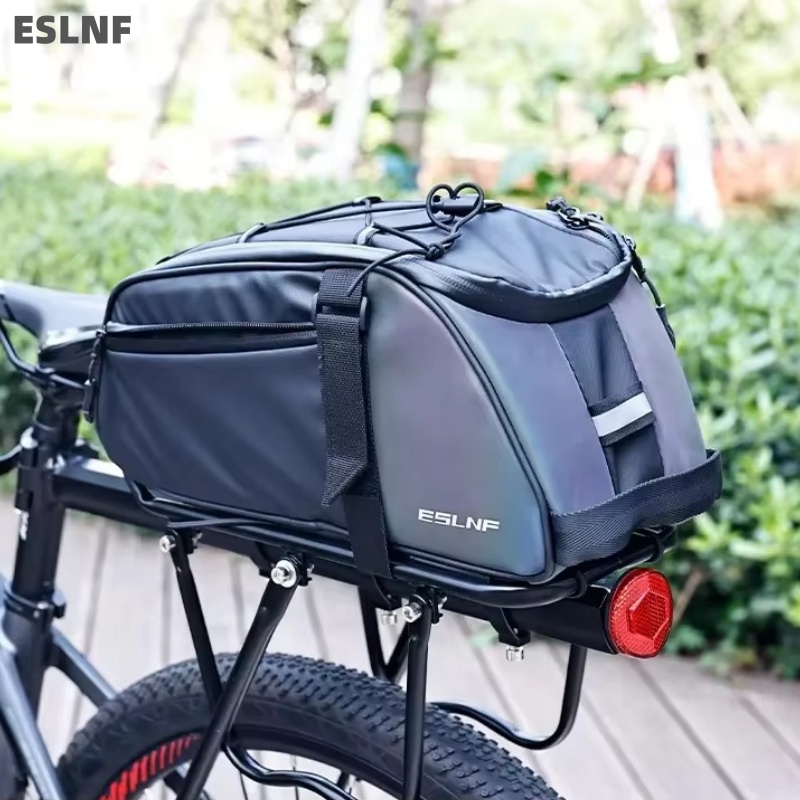 Mountain Biking Bag - ESLNF Große Kapazität Reflektierende Fahrradtasche Gepäckträgertasche