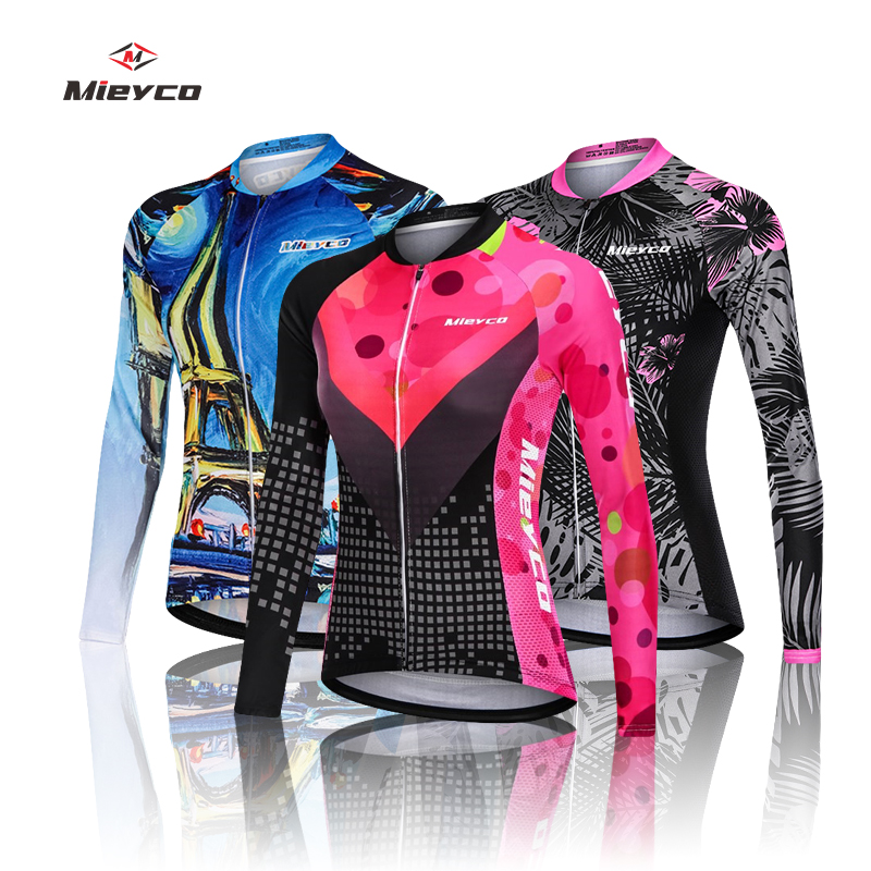 Mountain Biking Outfits Women - Radfahren Jersey Sommer Dünne Lange Hülse