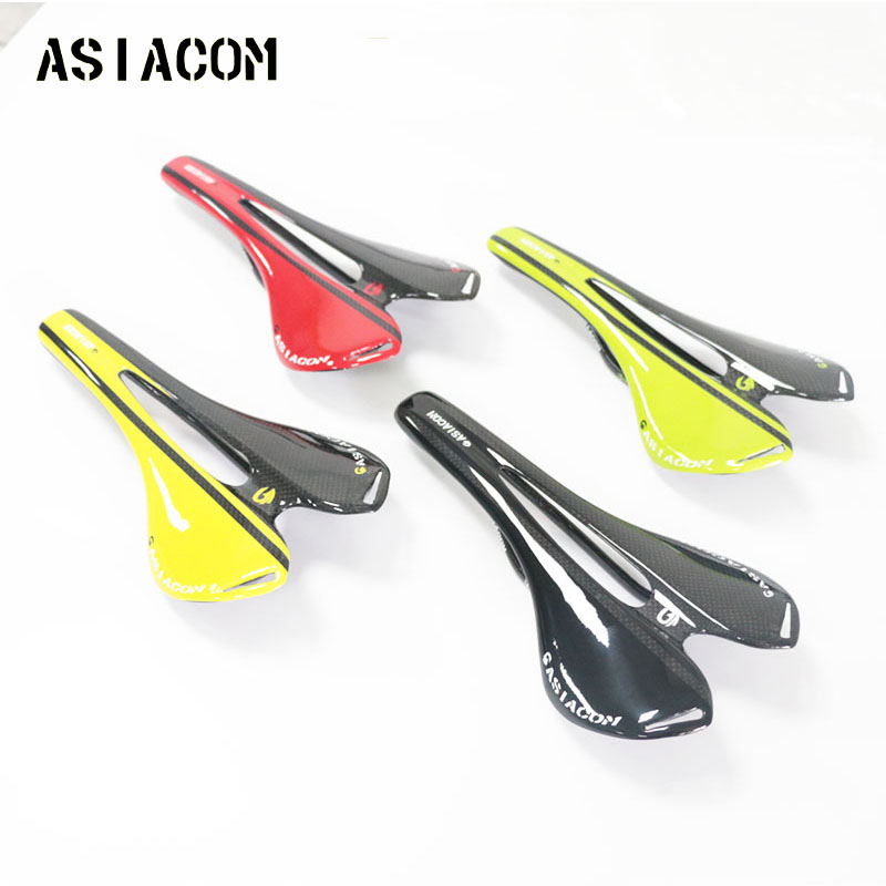 Mtb Saddle Lightweight - ASIACON Carbon-Sattel T800 Carbon-Hohlsattel Leichtgewichtiger Fahrradsitz