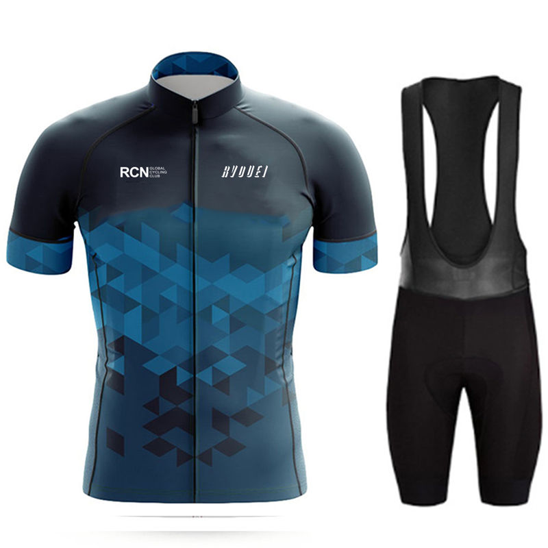 Mountain Biking Trousers - Rcn Rvouei Radtrikot-Set, Sommer-Fahrradanzug, schnell trocknende