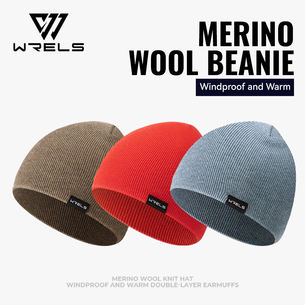 Mountain Biking Hat - WRELS Beanie aus Merinowolle für Herren