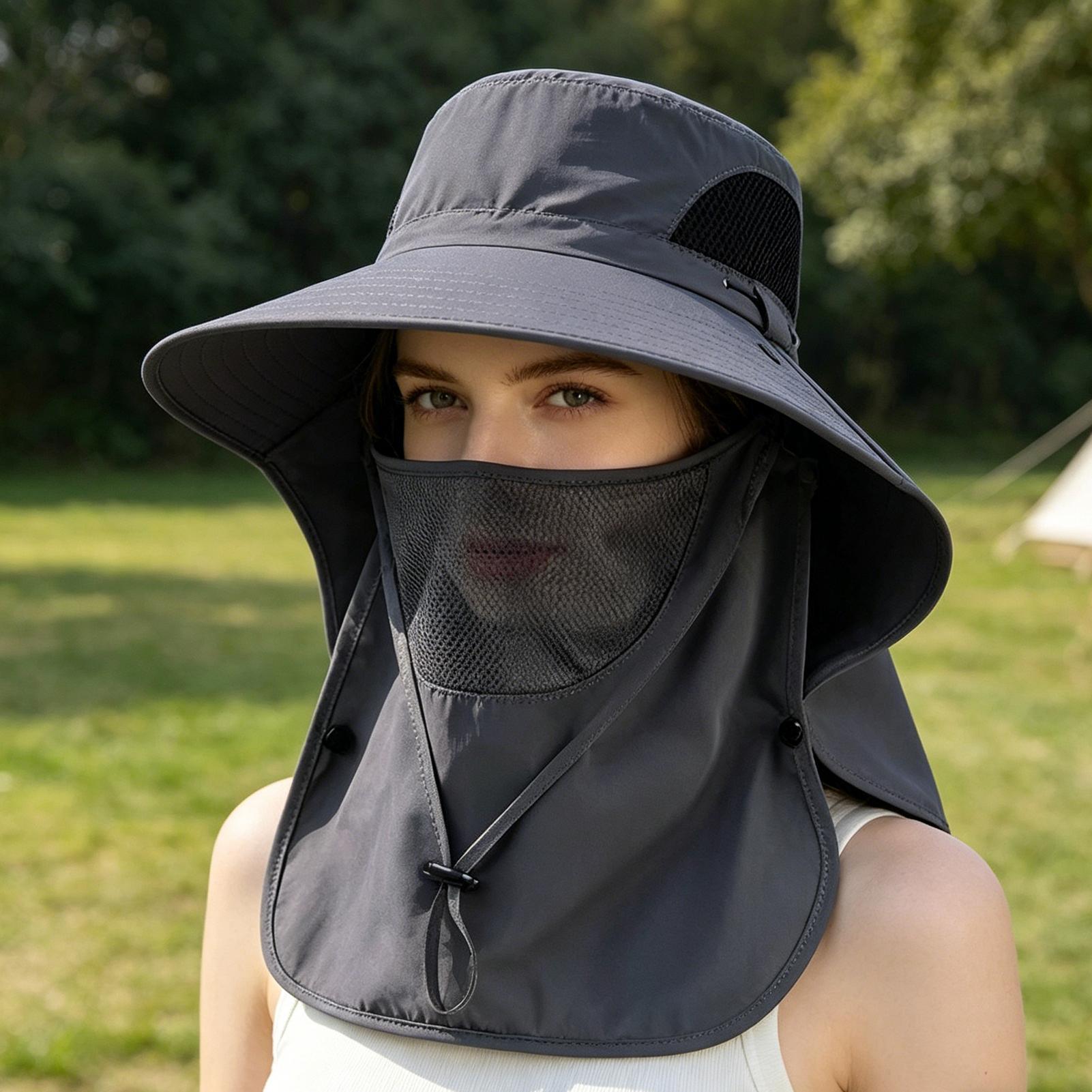 Mountain Biking Hat - Angelhut, atmungsaktiv, breite Krempe, wasserdicht, Sonnenhut,