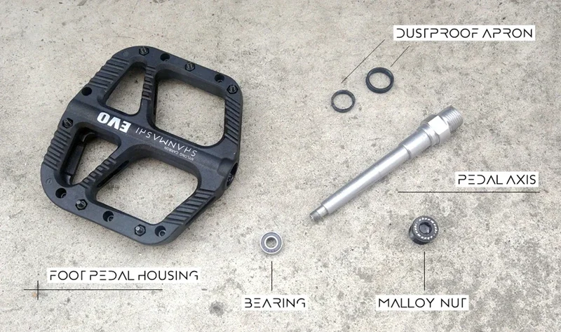 Neues Mountainbike-Pedal Nylon – Pedal Platform Flat Bewertung und Preis