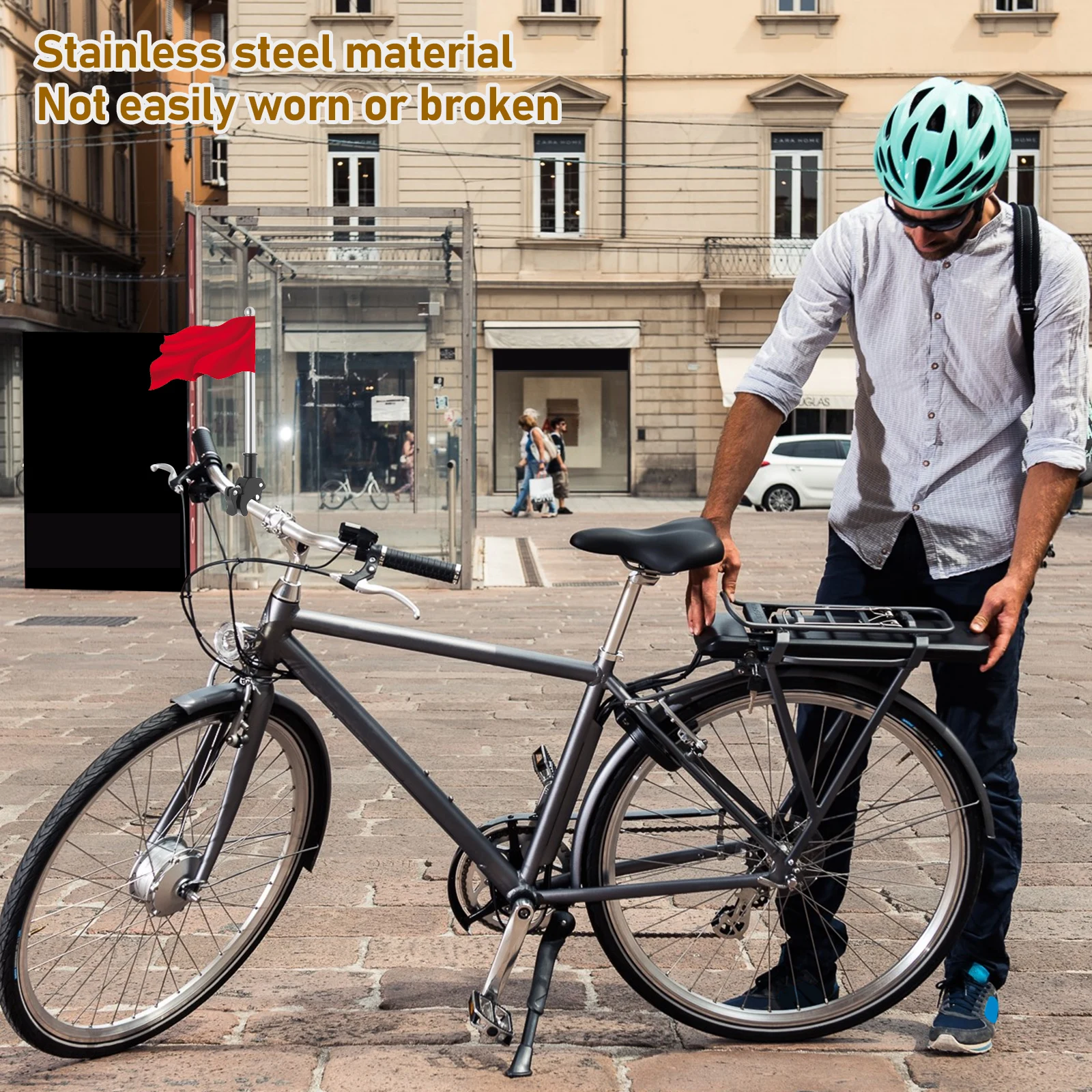 2 Stück Motorrad-Fahnenstange  – Mountain Biking Bag Bewertung und Preis