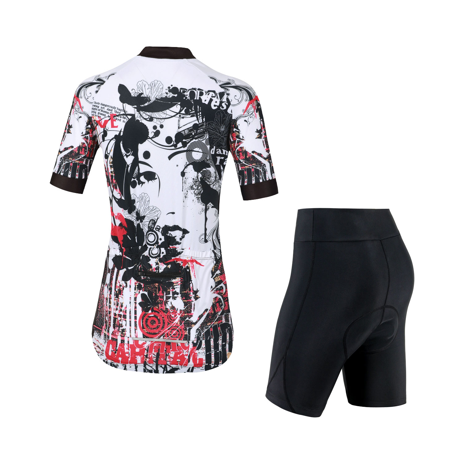 Neues Radtrikot-Set, Fahrradbe – Mountain Biking Outfits Women Bewertung und Preis