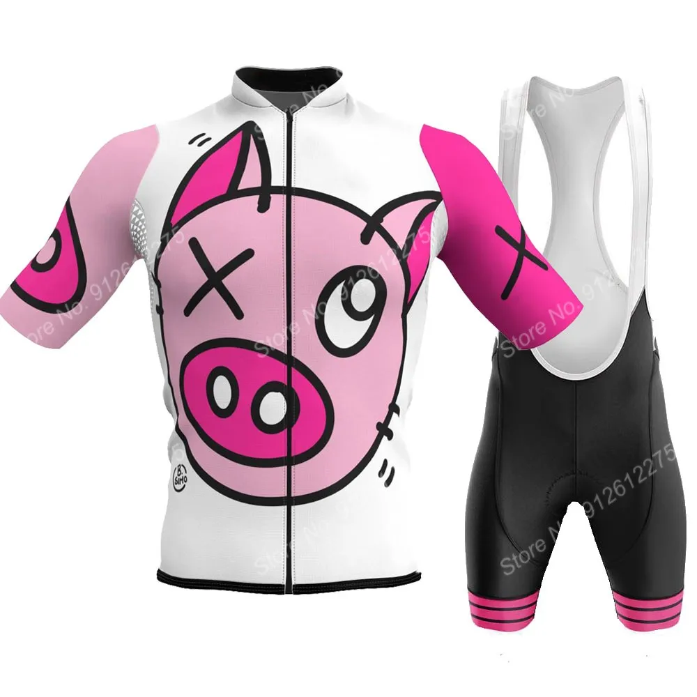 Set Cartoon Comic Schwein 2023 – Mountain Biking Shirts Bewertung und Preis