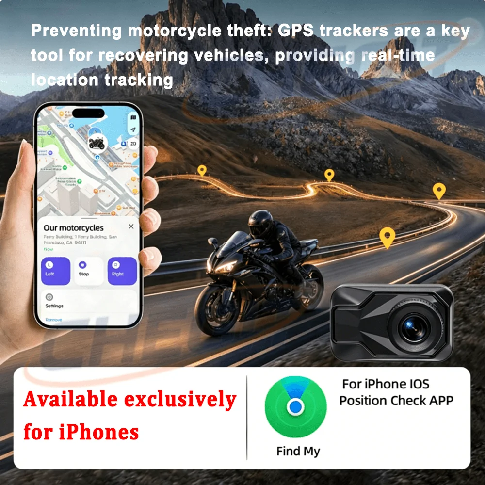 Motorrad-DVR 2K HD WiFi & APP  – Mountain Biking Images Bewertung und Preis