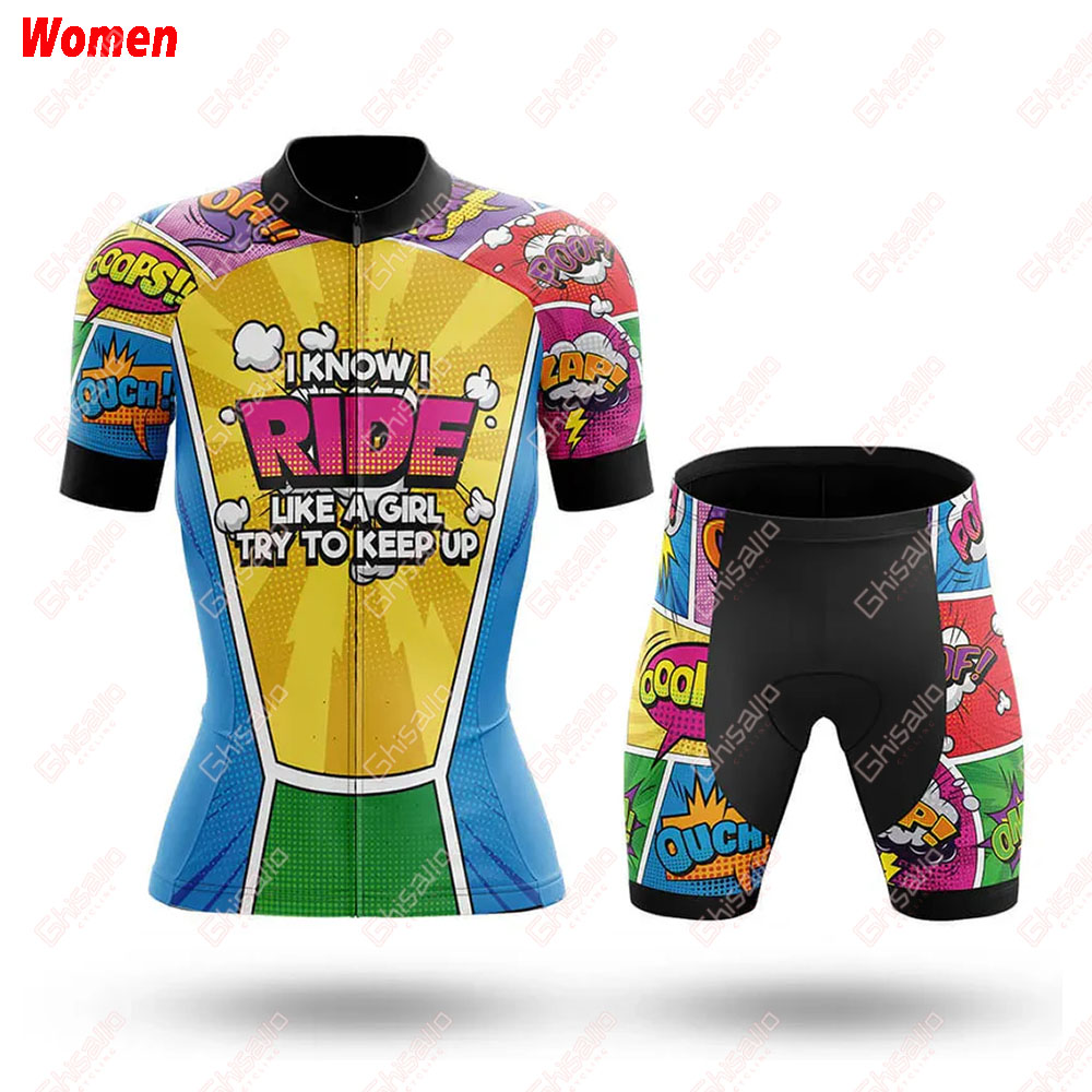 Like A Girl Comic Polyester Fa – Mountain Biking Outfits Women Bewertung und Preis