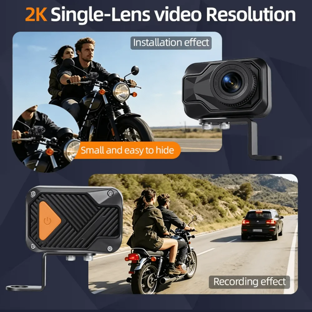 2K QHD Motorrad-Fahrkamera mit – Mountain Biking Images Bewertung und Preis
