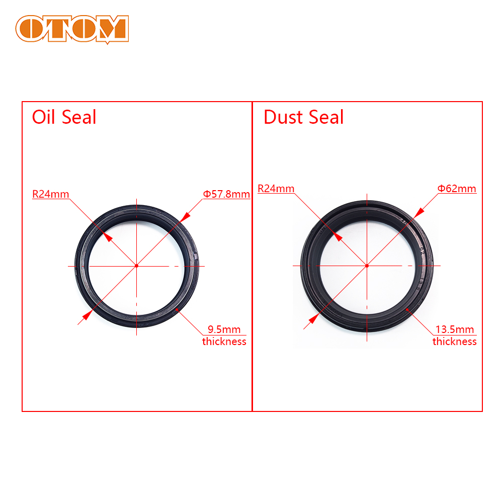 OTOM Motorrad 48mm Gabel Dämpf – Fork Oil Seal Bewertung und Preis