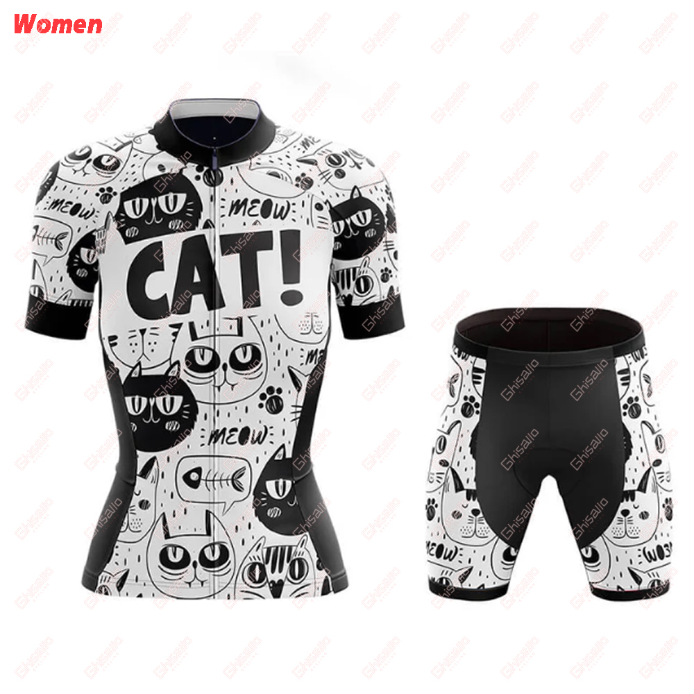 Katze ärmellose Polyester Radf – Mountain Biking Outfits Women Bewertung und Preis