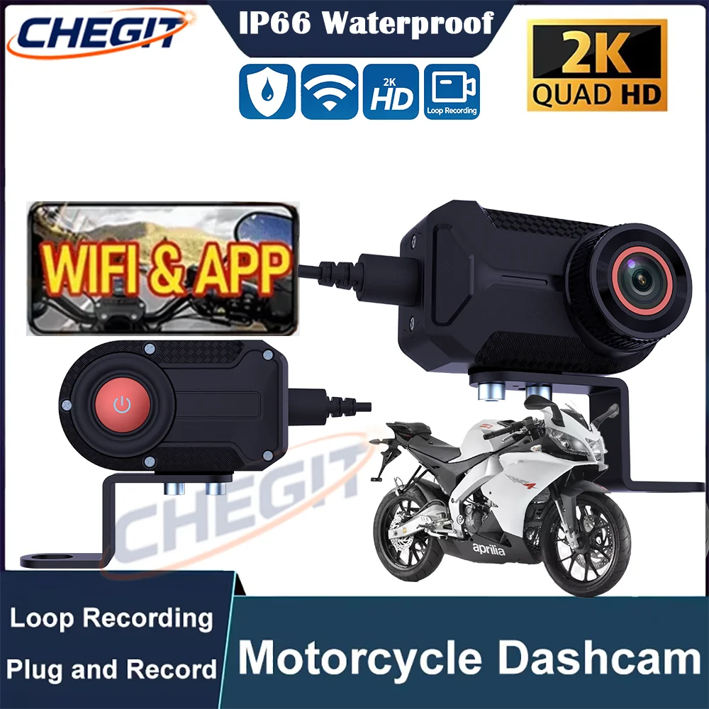 Neue 2K QHD WiFi Dashcam IP66  – Mountain Biking Images Bewertung und Preis